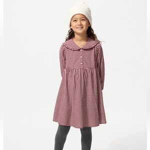 Uniqlo Red Checkered Kids Dress